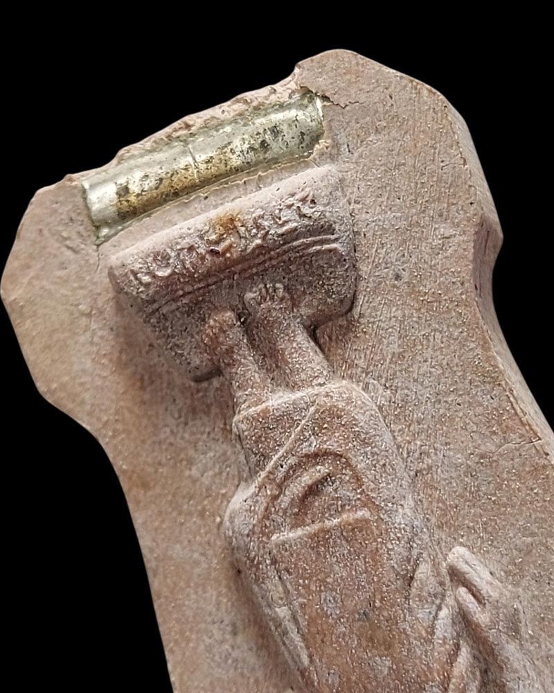 พระผงรูปเหมือน สามเณรวิรัช ลุปห์ซ่า รุ่นเหยียบธรณี - 3