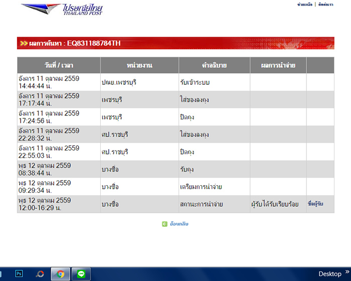 แจ้ง  Webmaster เพื่อขอความเป็นธรรม แก้ไขข้อความใน Feedback